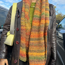 Load image into Gallery viewer, Maple 🍁crochet scarf
