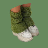 Green leg warmers 🌿