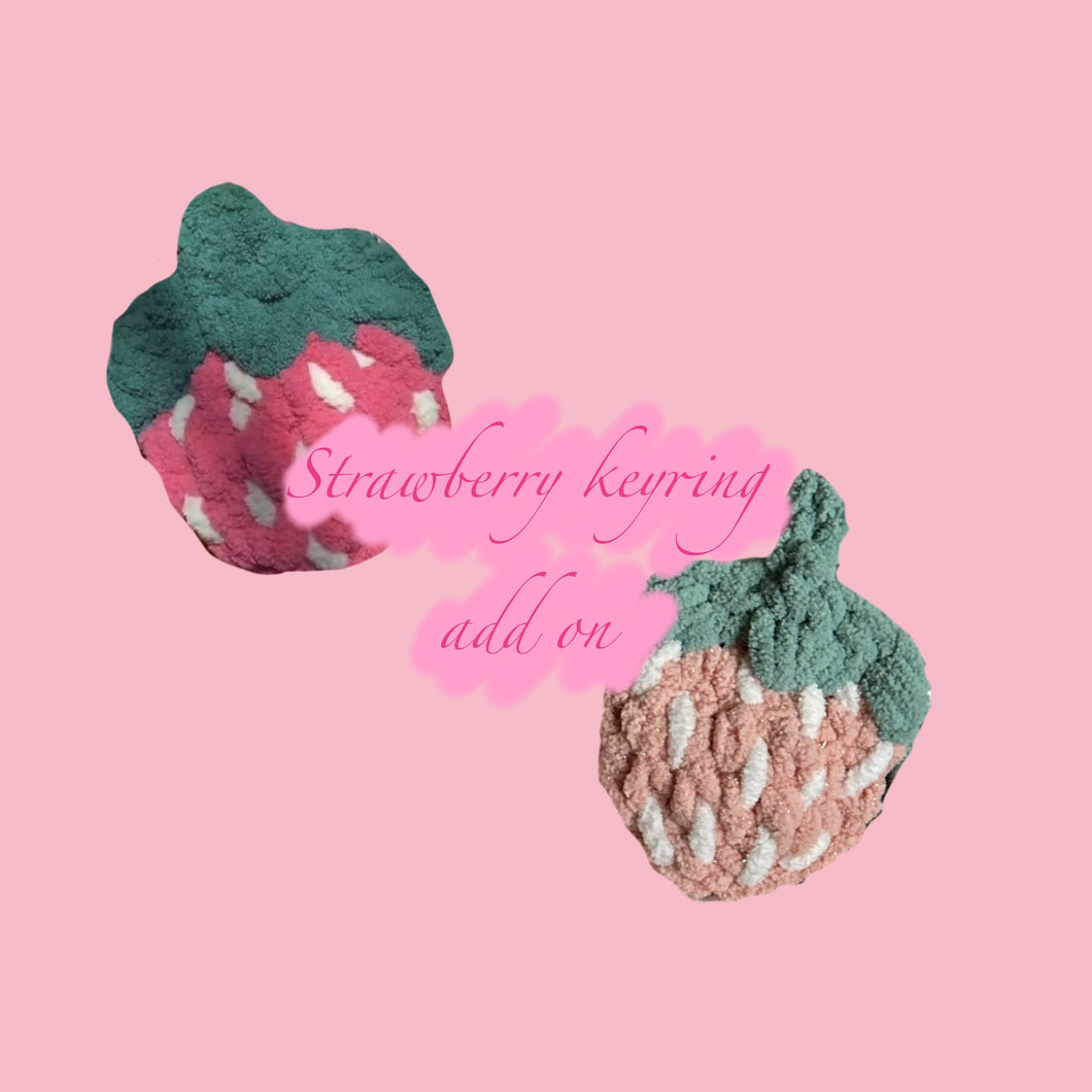 Strawberry Keyring - add on🍓